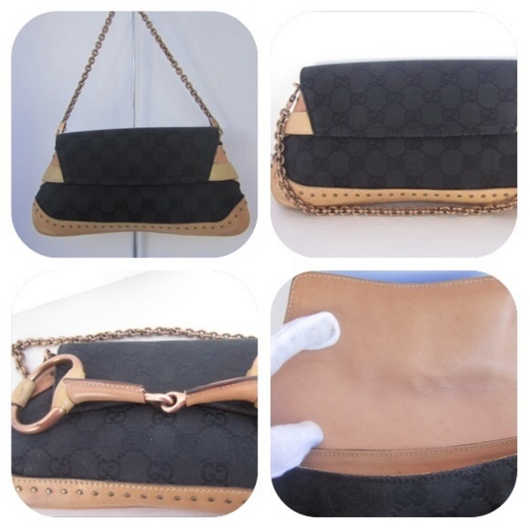 Gucci  Horsebit bag Vintage "GG" Logo EUC. SOLD - Picture 2 of 6